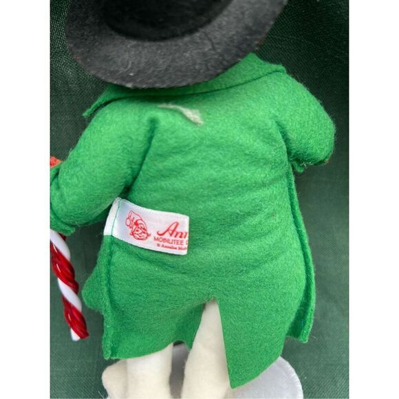 Annalee Snowy Gentlemen Snowman Holding Candy Cane 10" - Picture 5 of 7